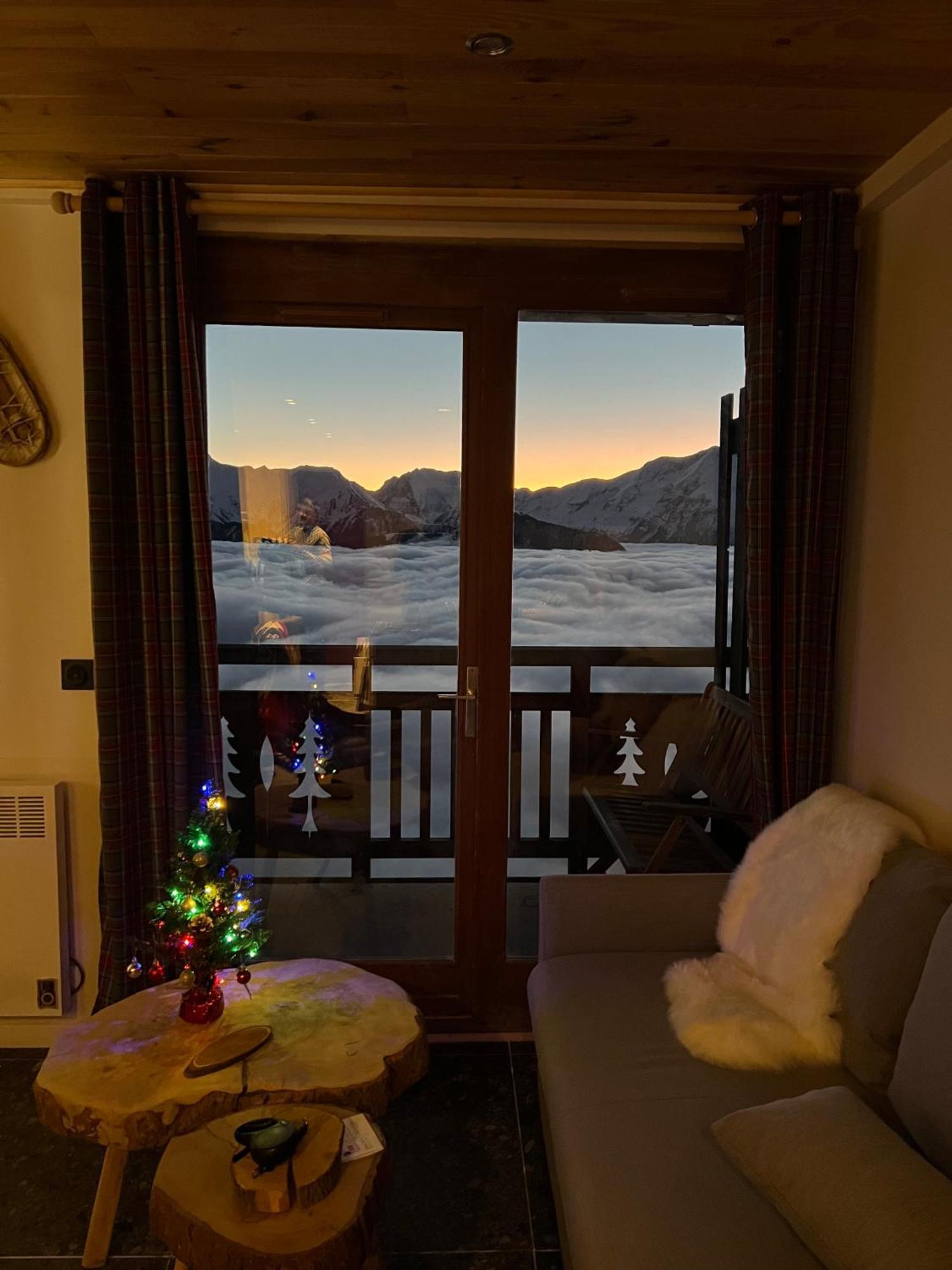 Stunning Apartment With Breathtaking View! Huez Exteriér fotografie